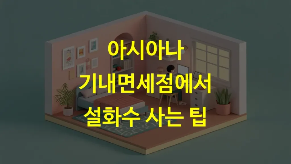 아시아나 기내면세점에서 설화수 사는 팁