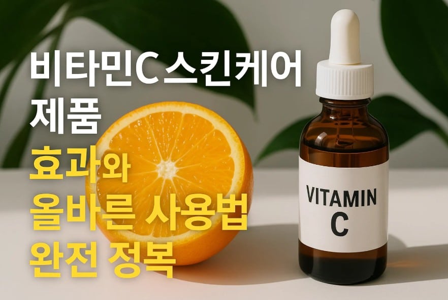 비타민c 스킨케어 제품